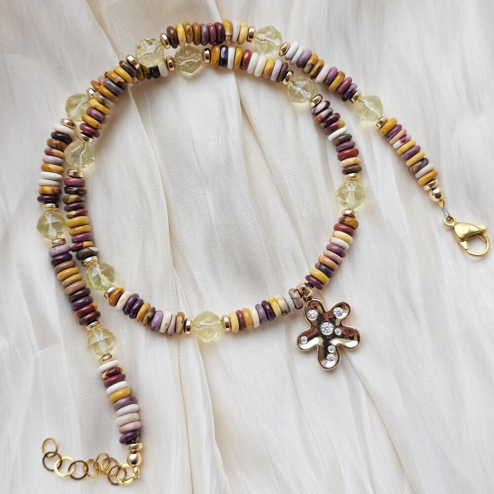 Mokaito ir citrino vėrinys