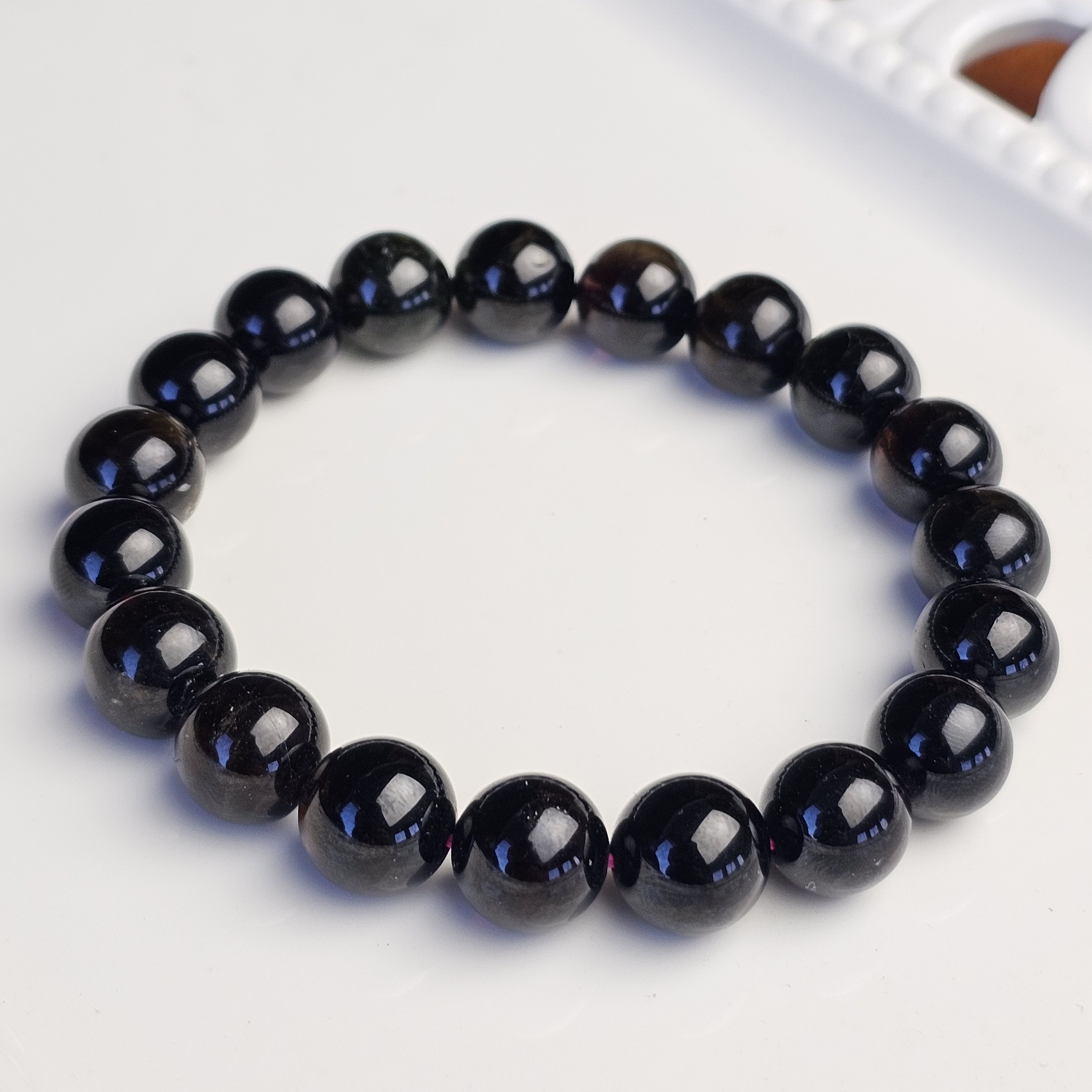 Rudo ir žalio turmalino apyrankė