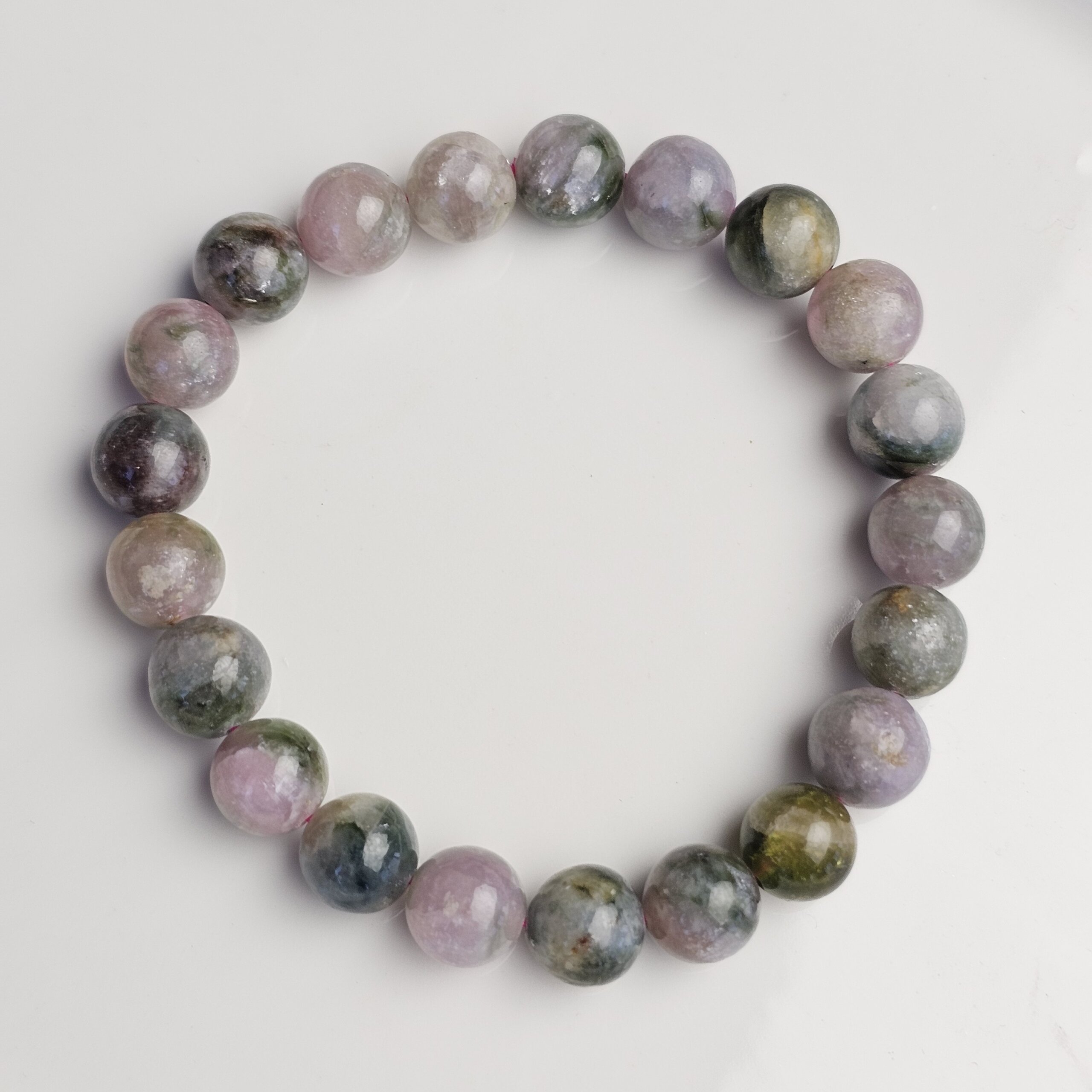 Arbūzinio turmalino apyrankė