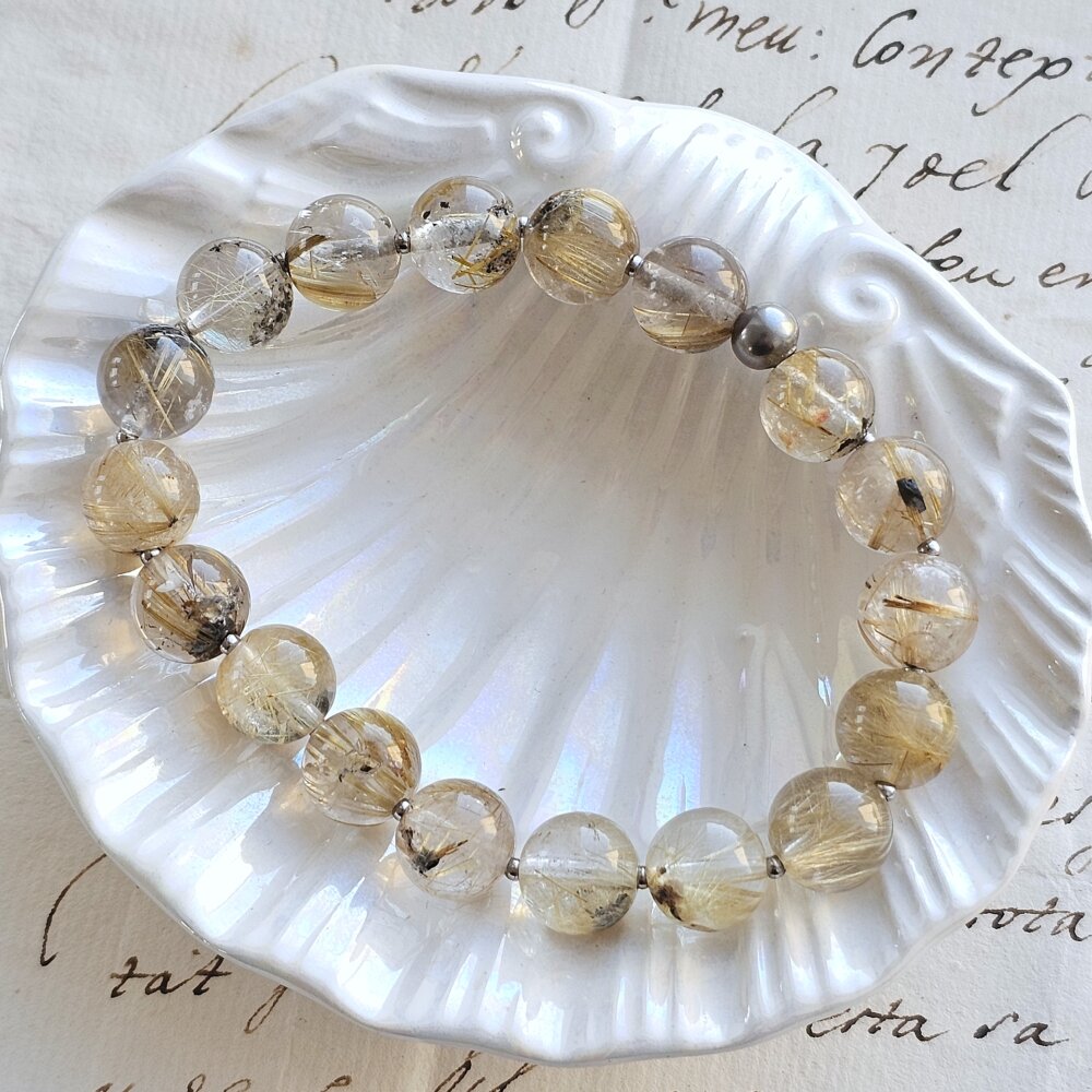 Rutilo kvarco apyrankė